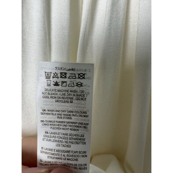 Boden Smocked Yoke Metallic Top Size IS 10 Ivory & Gold NWT T1069 IVO - Picture 10 of 12